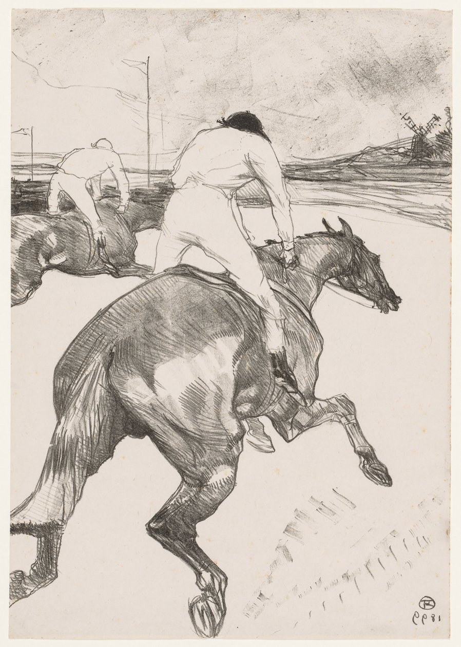 A Jockey alkotó: Henri de Toulouse-Lautrec