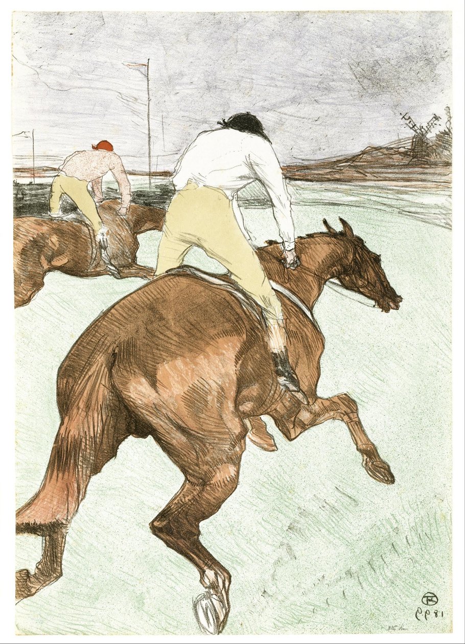 A Jockey alkotó: Henri de Toulouse-Lautrec