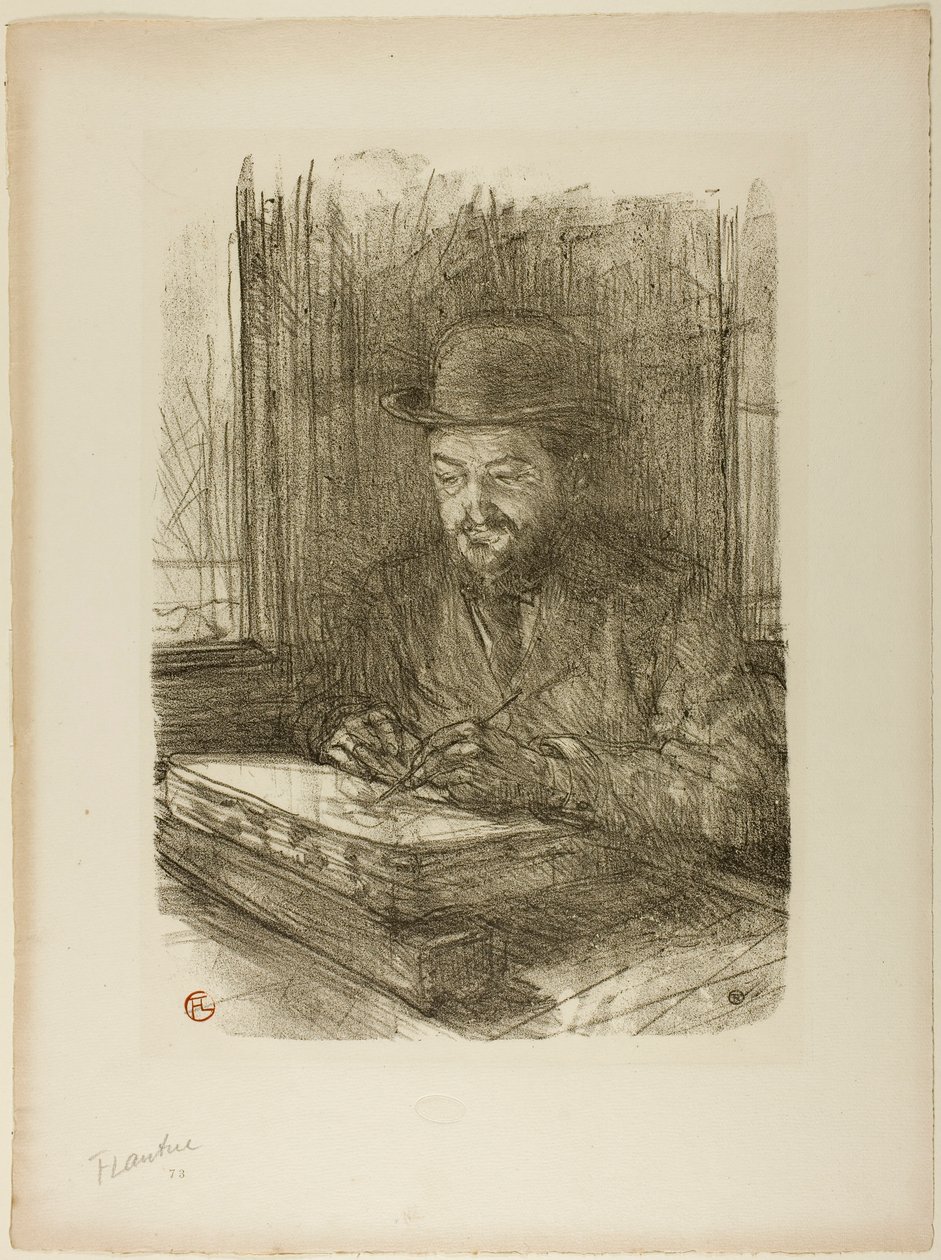 A metsző mester, Adolphe Albert alkotó: Henri de Toulouse-Lautrec