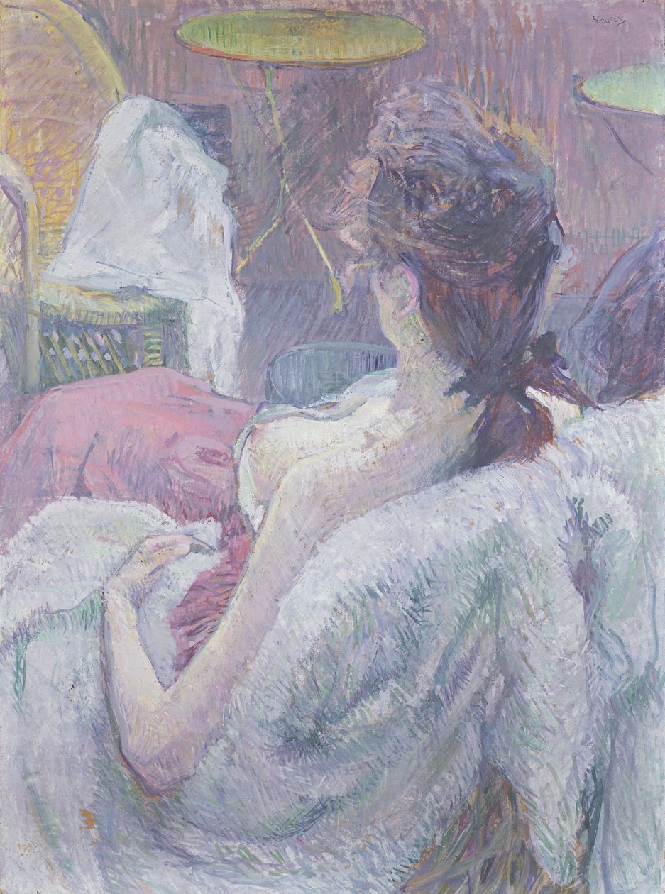 A modell pihenője alkotó: Henri de Toulouse Lautrec