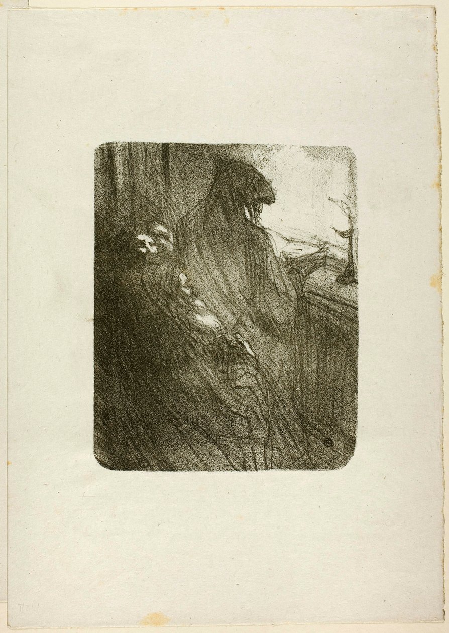 A lengyel zsidók imája, Au Pied du Sinaïból alkotó: Henri de Toulouse-Lautrec