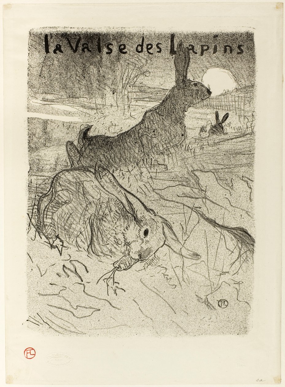 A nyulak keringője alkotó: Henri de Toulouse-Lautrec