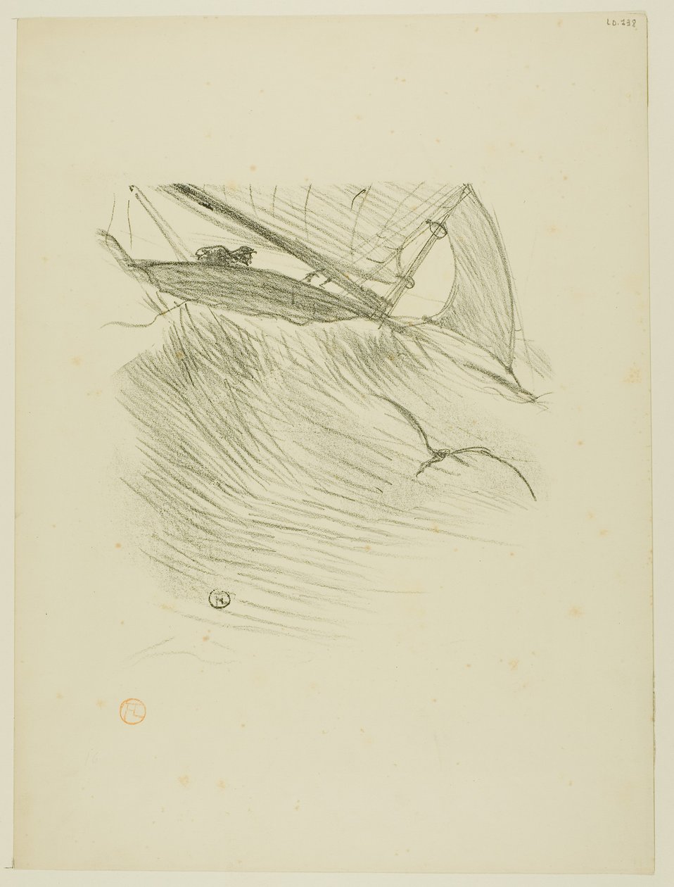 Tengeri fecskék, Désiré Dihau dallamaiból alkotó: Henri de Toulouse-Lautrec