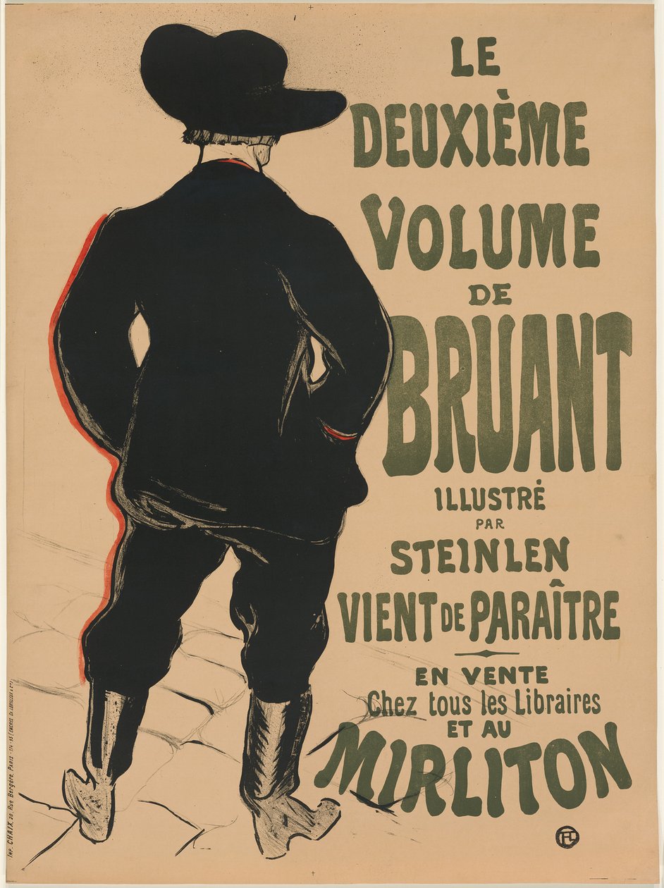 Bruant második kötete alkotó: Henri de Toulouse-Lautrec