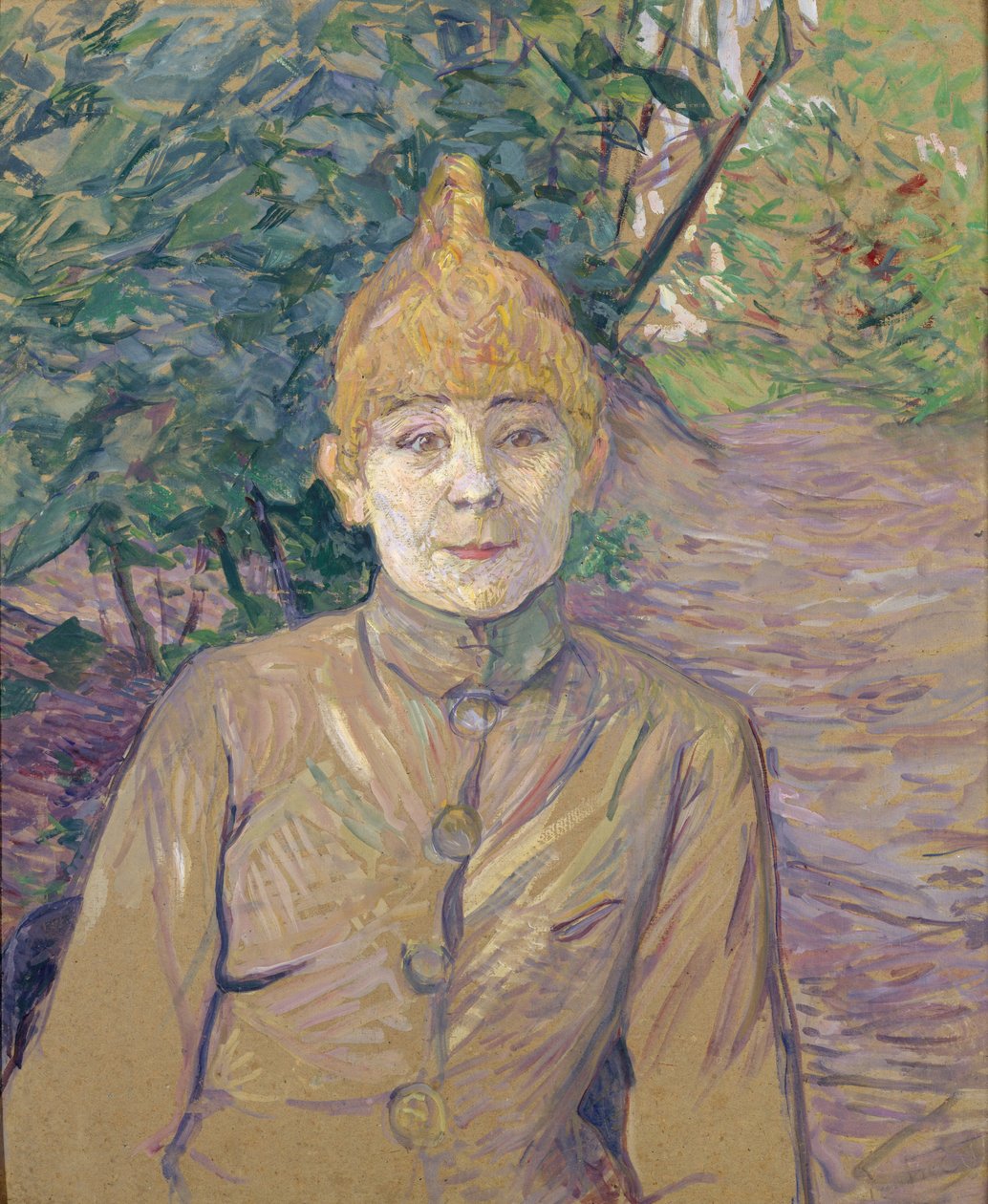 Az utcalány, 1890-91 körül (olaj, karton) alkotó: Henri de Toulouse Lautrec