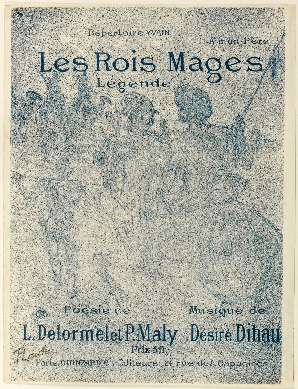 A három bölcs alkotó: Henri de Toulouse-Lautrec