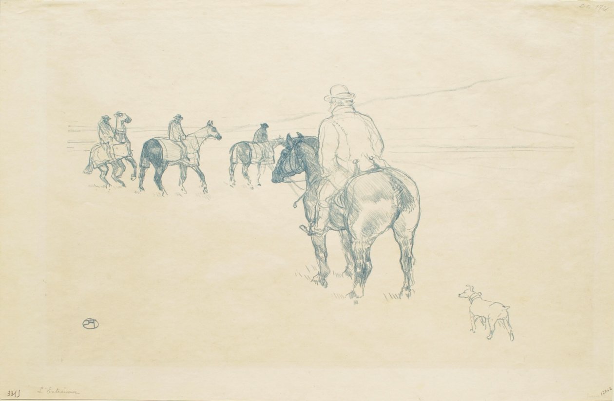 Az edző alkotó: Henri de Toulouse-Lautrec