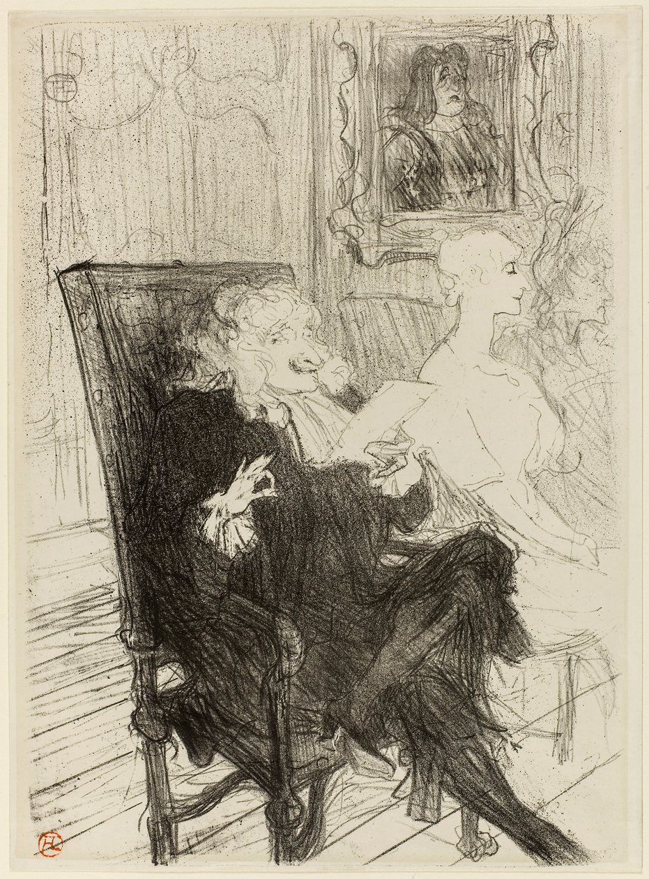 Truffier és Moreno, a Tanult nőkben alkotó: Henri de Toulouse-Lautrec