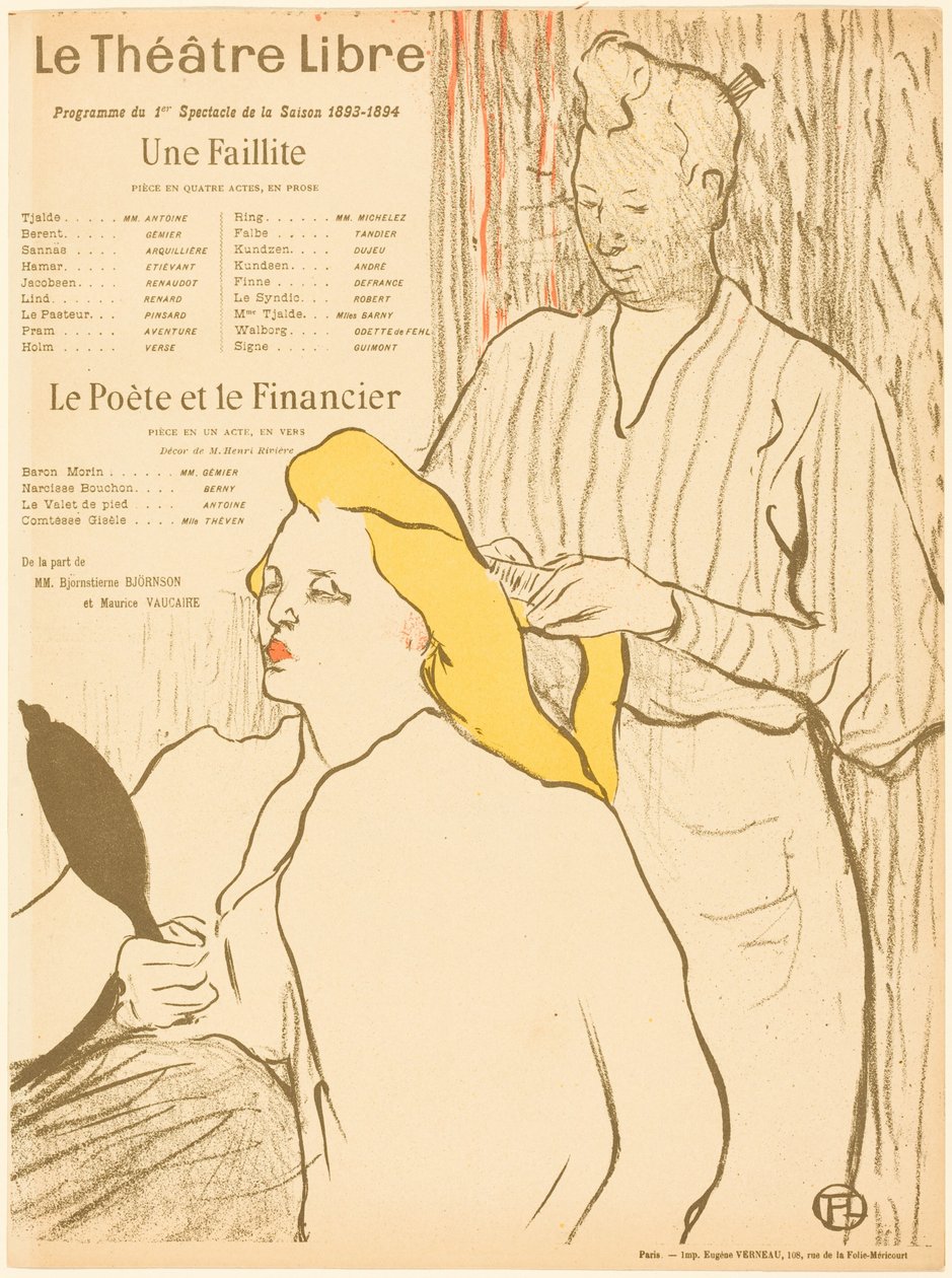 Egy csőd; A költő és a pénzember alkotó: Henri de Toulouse-Lautrec