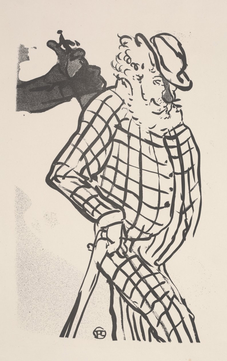 Cím nélkül (litográfia) alkotó: Henri de Toulouse Lautrec