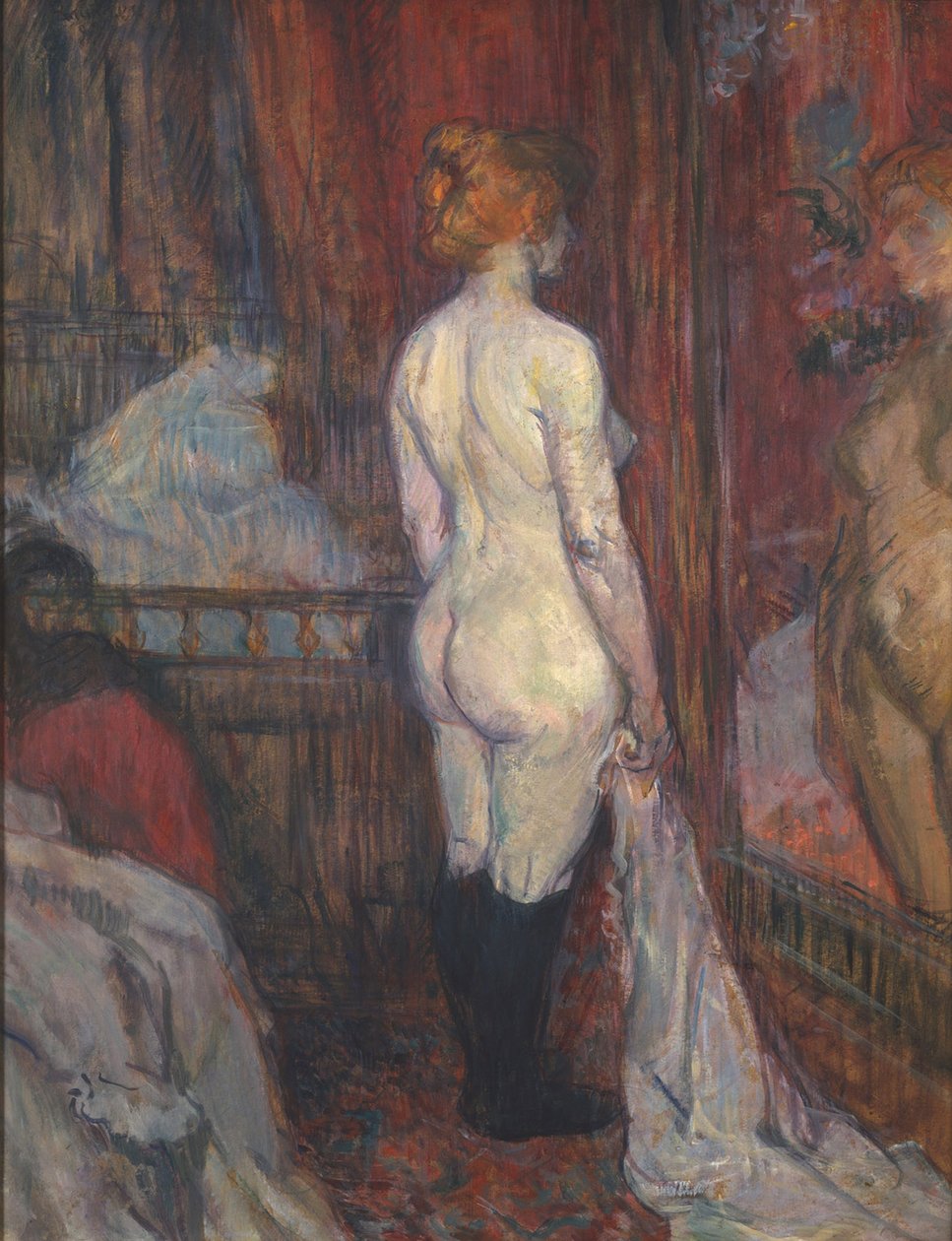 Nő a tükör előtt alkotó: Henri de Toulouse Lautrec