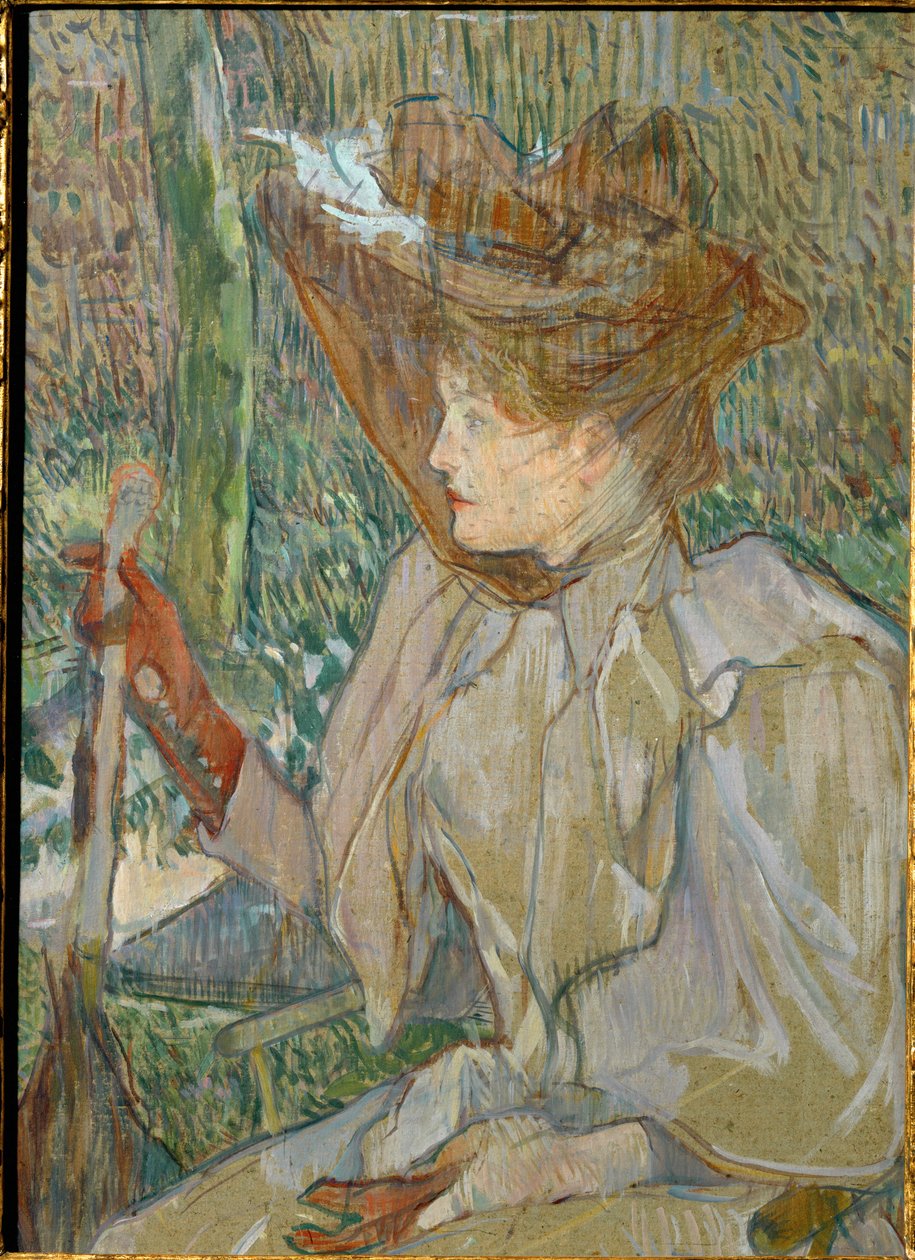 Kesztyűs nő alkotó: Henri de Toulouse-Lautrec