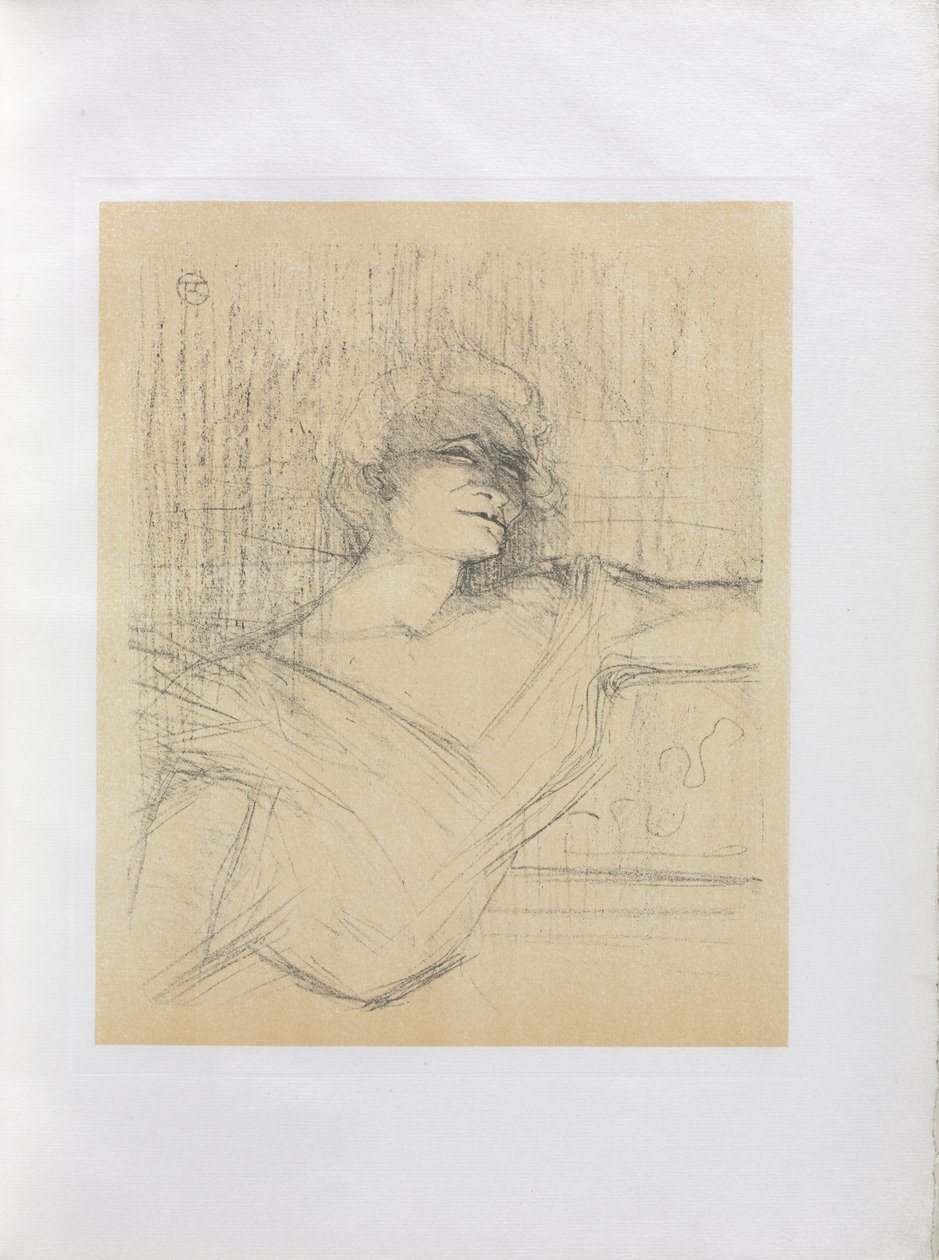 Yvette Guilbert-angol sorozat: A ragasztóban alkotó: Henri de Toulouse-Lautrec