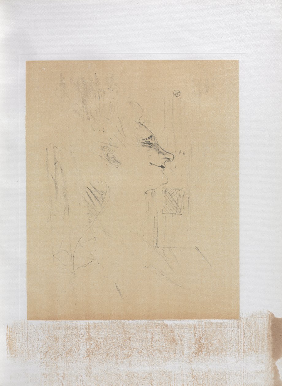 Yvette Guilbert-angol sorozat: Soularde alkotó: Henri de Toulouse-Lautrec