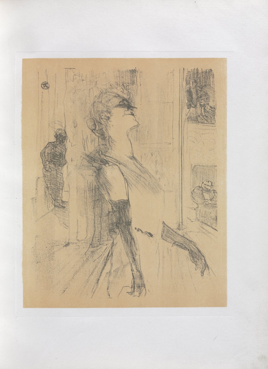 Yvette Guilbert-angol sorozat: A színpadon alkotó: Henri de Toulouse-Lautrec