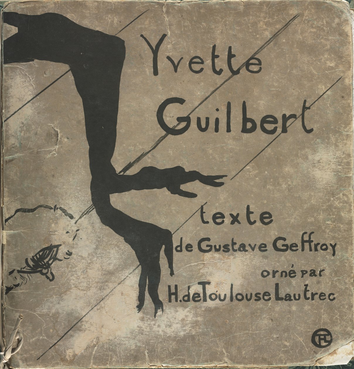 Yvette Guilbert-Francia sorozat: Borító alkotó: Henri de Toulouse-Lautrec