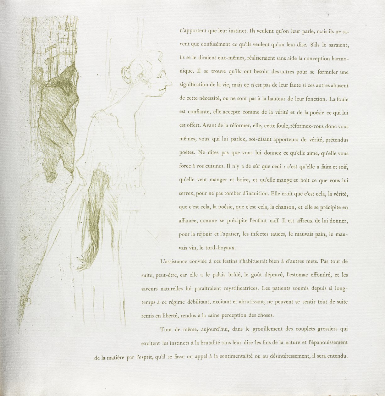 Yvette Guilbert-francia sorozat: 11. sz alkotó: Henri de Toulouse-Lautrec