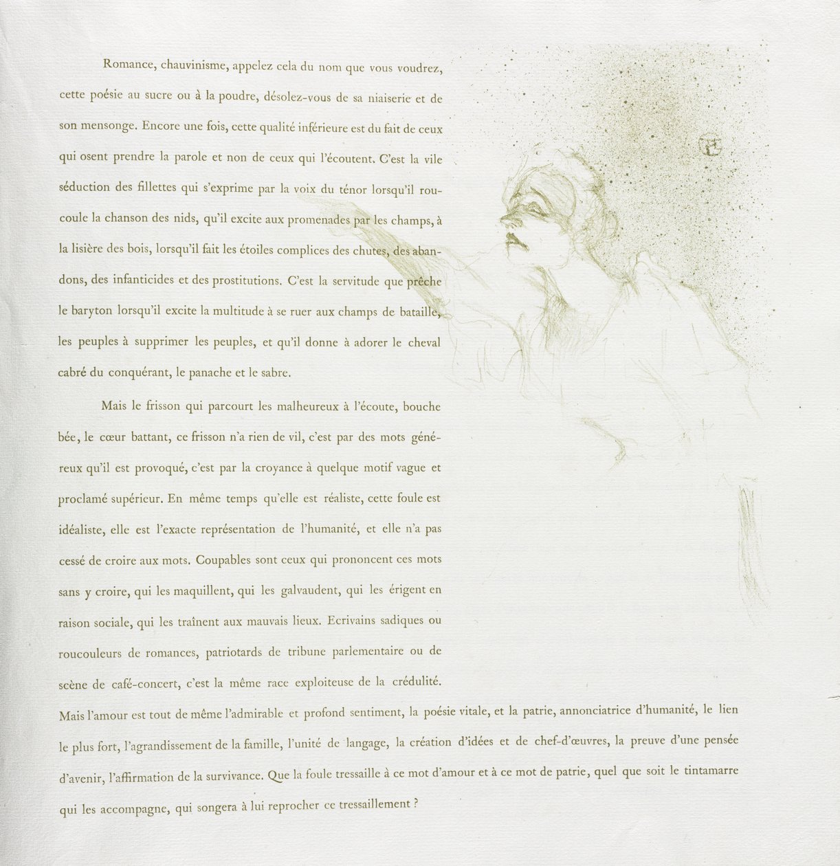 Yvette Guilbert-francia sorozat: 12. sz alkotó: Henri de Toulouse-Lautrec