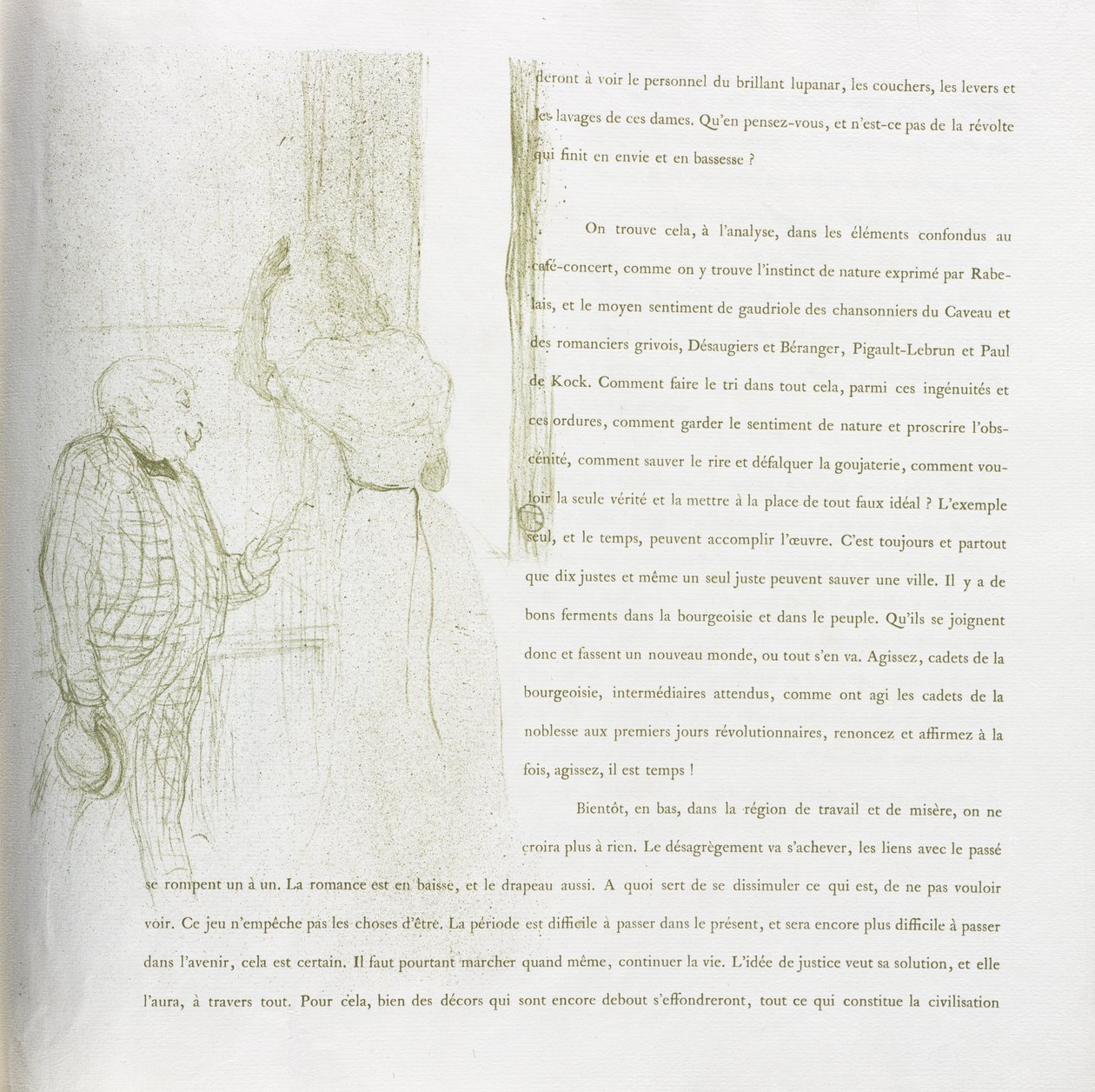 Yvette Guilbert-francia sorozat: 15. sz alkotó: Henri de Toulouse-Lautrec