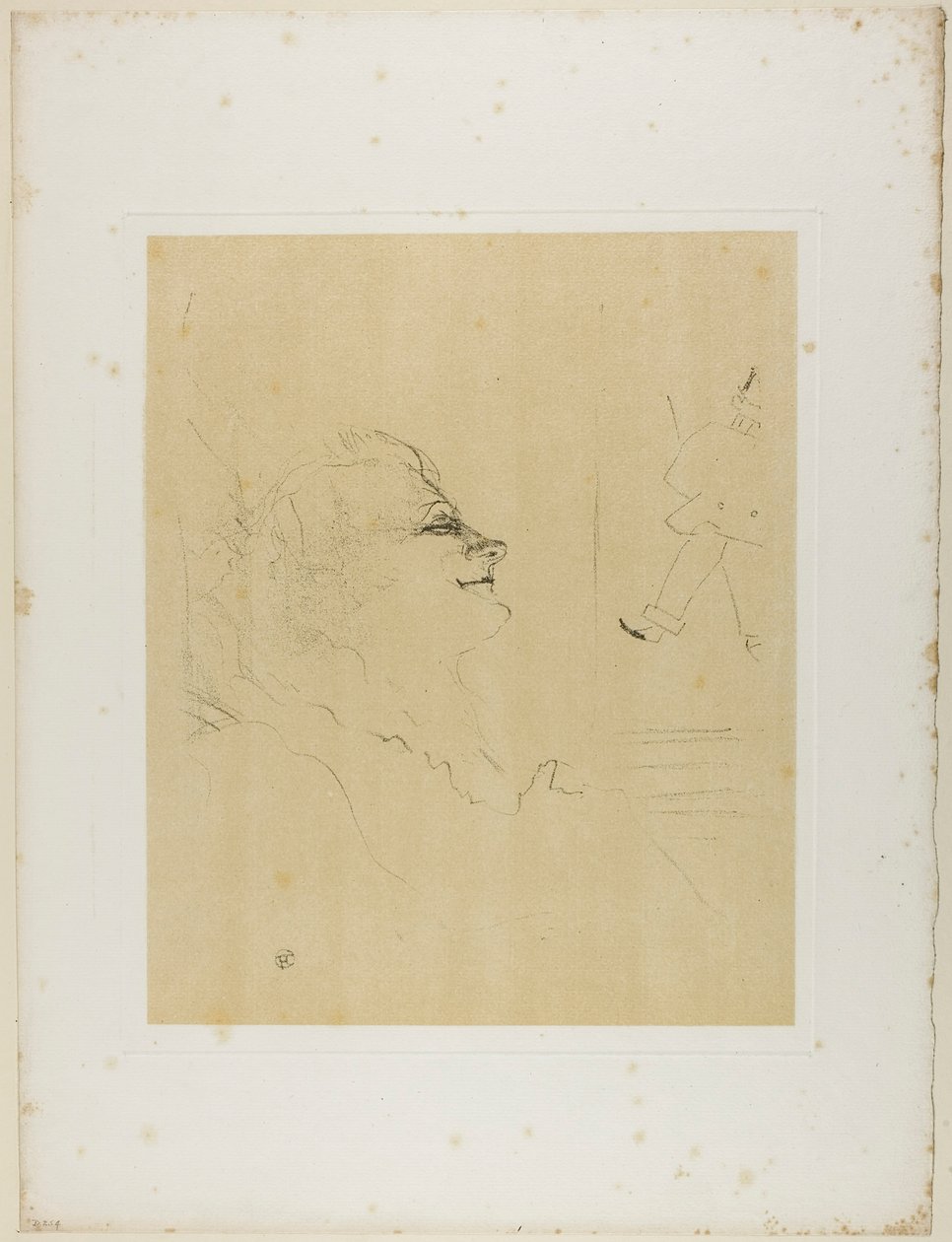 Yvette Guilbert – Pessima, Yvette Guilberttől alkotó: Henri de Toulouse-Lautrec