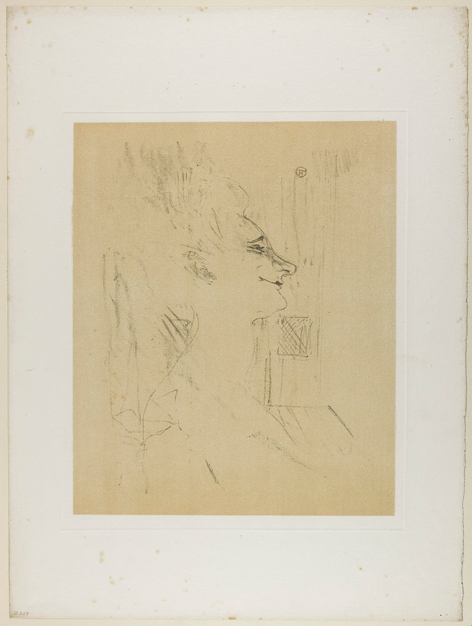 Yvette Guilbert – Soularde, Yvette Guilberttől alkotó: Henri de Toulouse-Lautrec