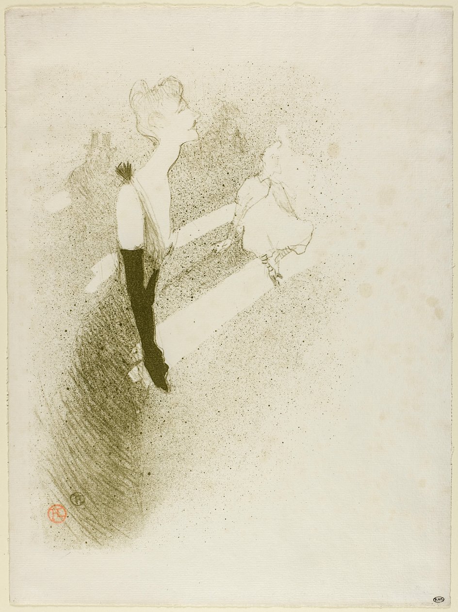 Yvette Guilbert alkotó: Henri de Toulouse-Lautrec