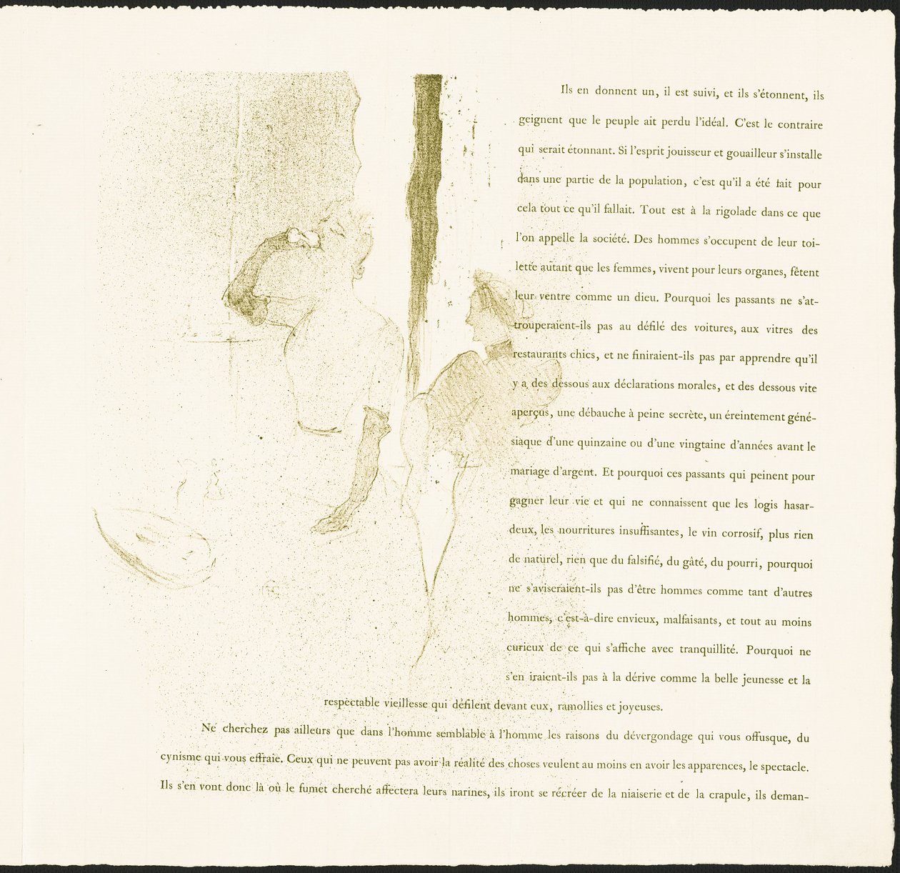 Yvette Guilbert alkotó: Henri de Toulouse-Lautrec