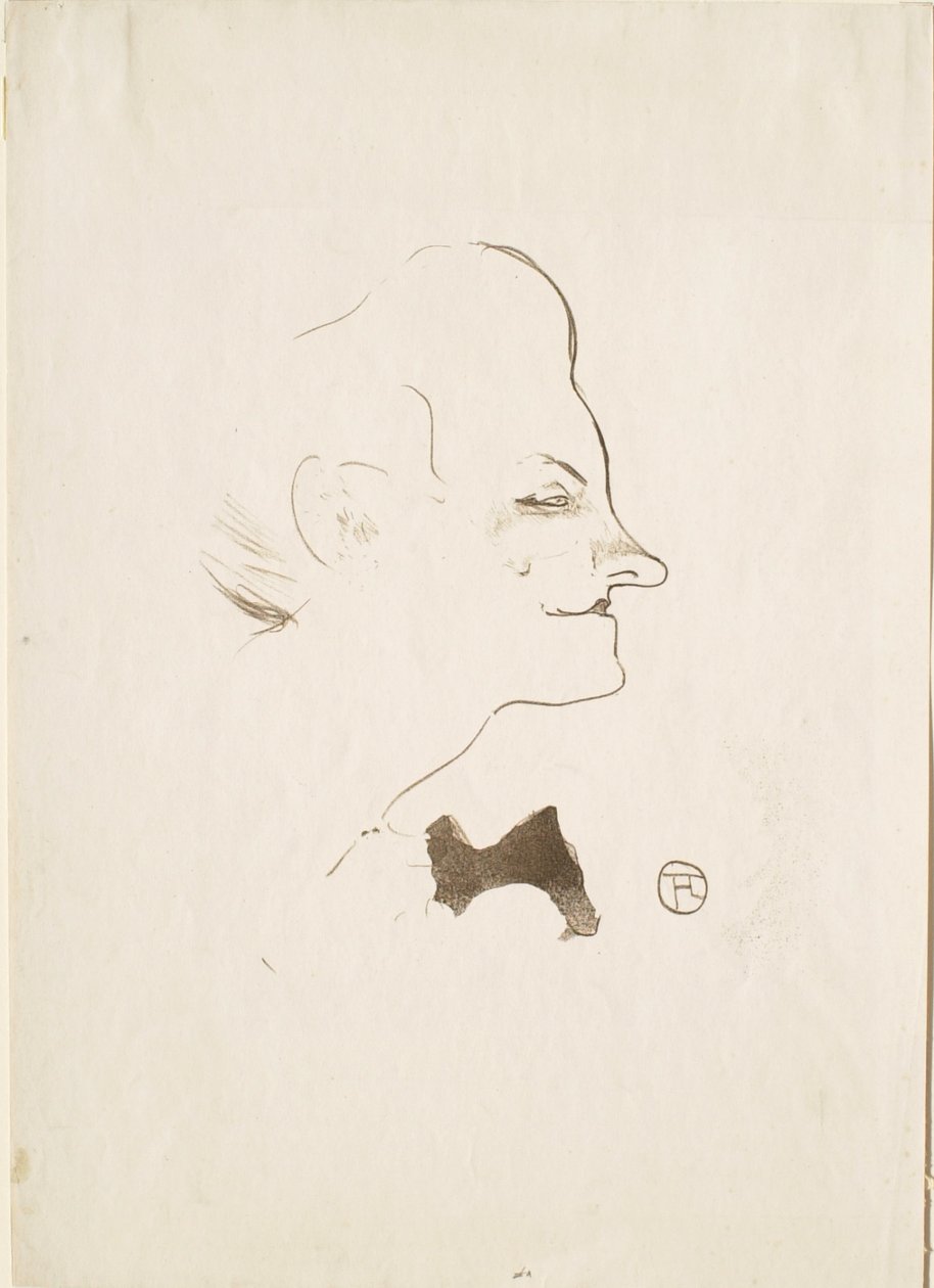 Yvette Guilbert alkotó: Henri de Toulouse-Lautrec