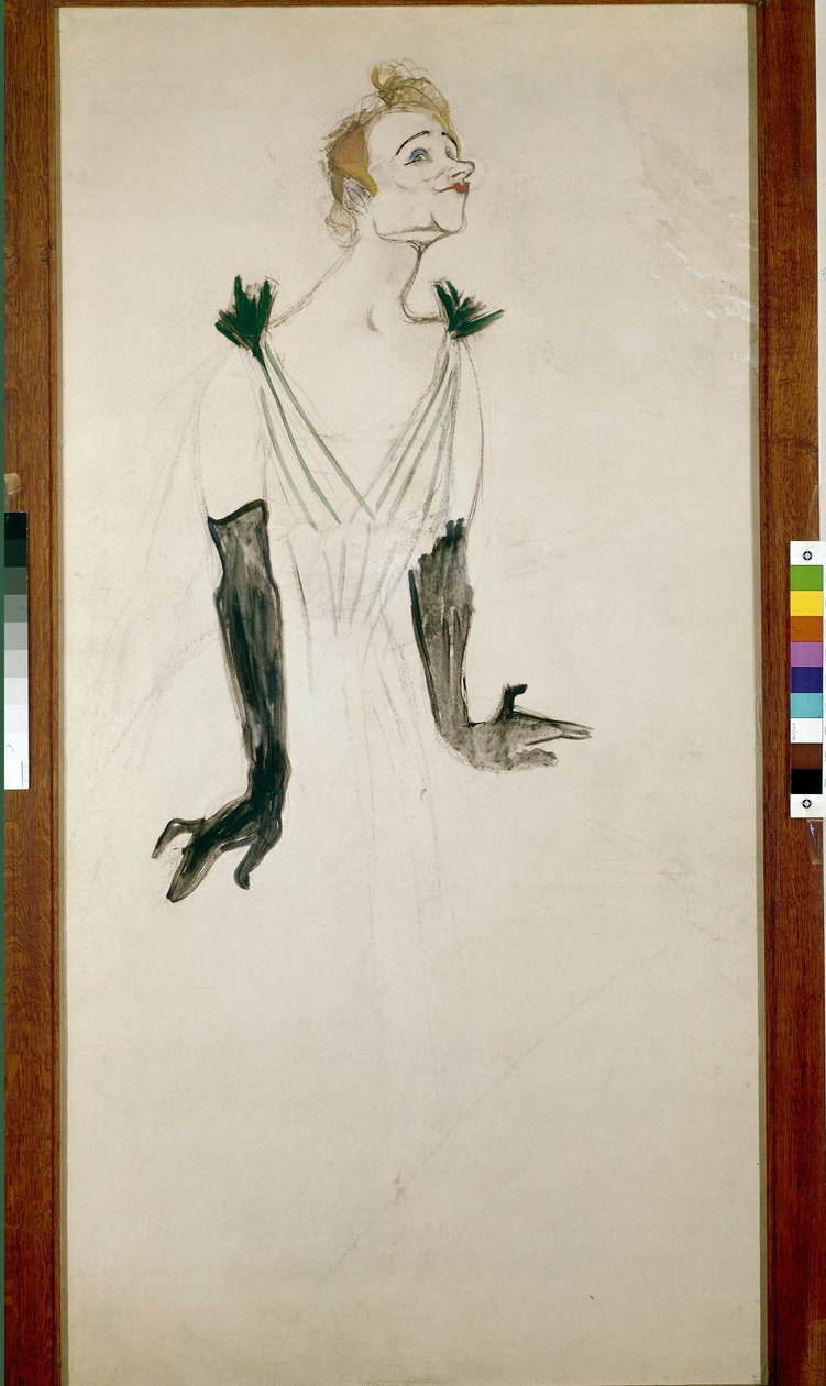 Yvette Guilbert alkotó: Henri de Toulouse Lautrec