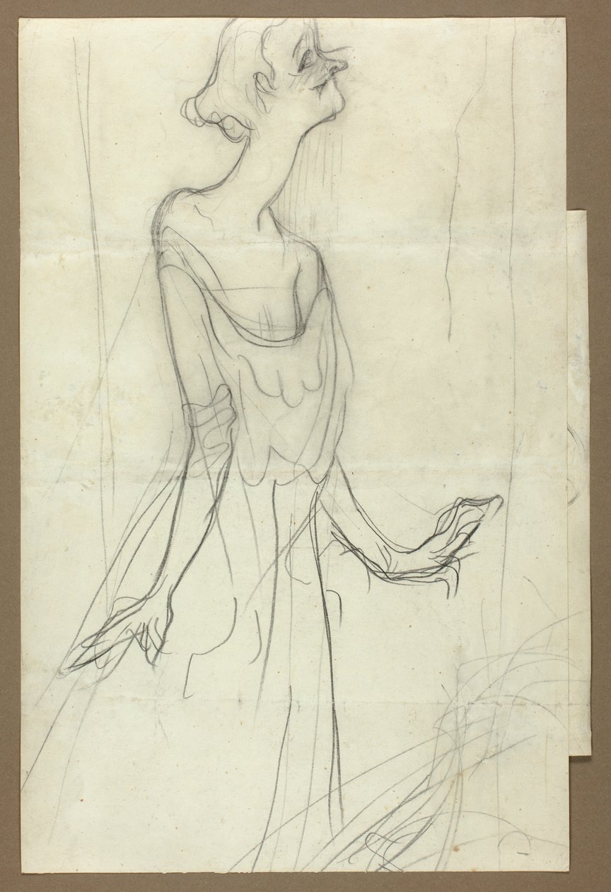 Yvette Guilbert énekel alkotó: Henri de Toulouse-Lautrec