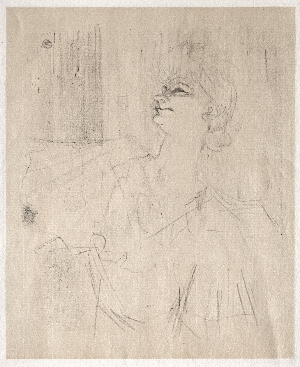 Yvette Guilbert: Ménilmontantban, Bruantból alkotó: Henri de Toulouse-Lautrec