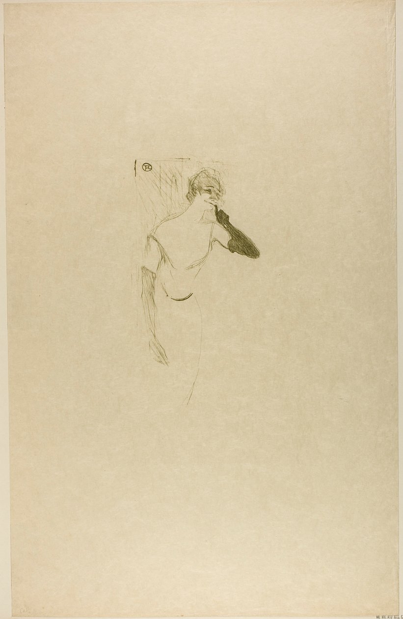 Yvette Guilbert, Colombine-ban Pierrot-ban alkotó: Henri de Toulouse-Lautrec
