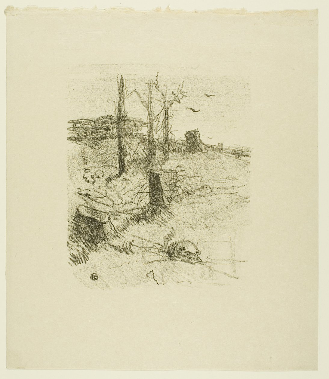 Egy temető Galíciában, Au Pied du Sinaïból alkotó: Henri de Toulouse Lautrec