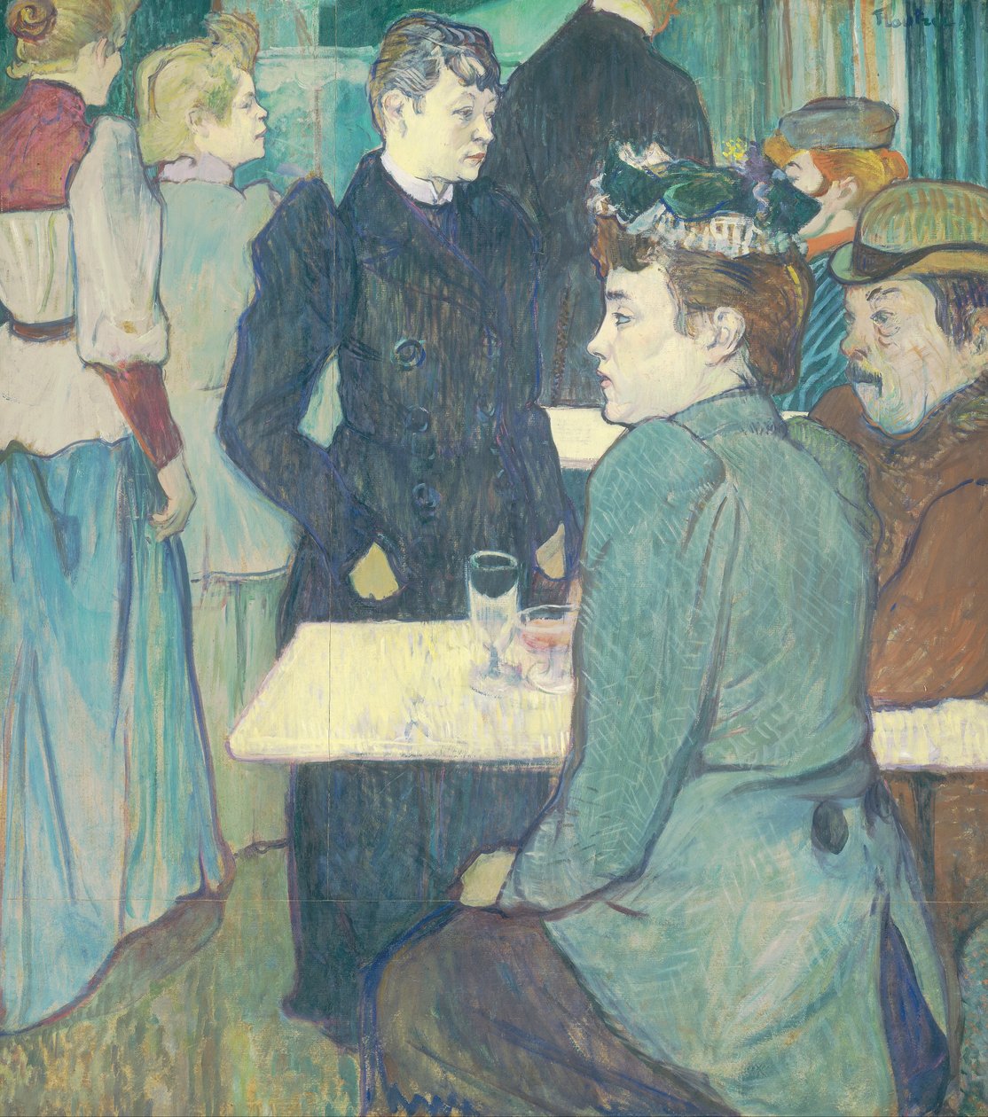 A Moulin de la Galette egyik sarka alkotó: Henri de Toulouse Lautrec