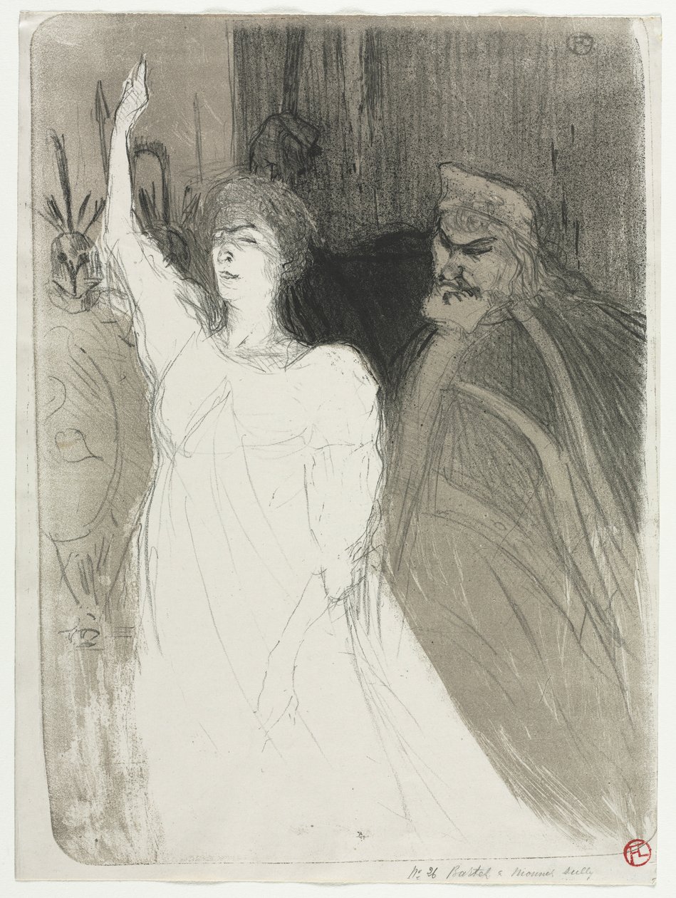 Egy hercegi idil, Clara Ward, 1894. alkotó: Henri de Toulouse Lautrec