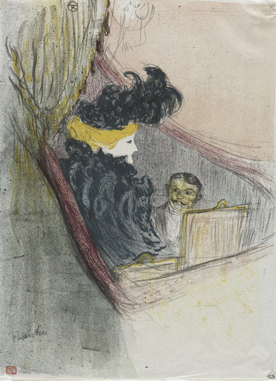 Egy hercegi idil, Clara Ward, 1897 alkotó: Henri de Toulouse Lautrec