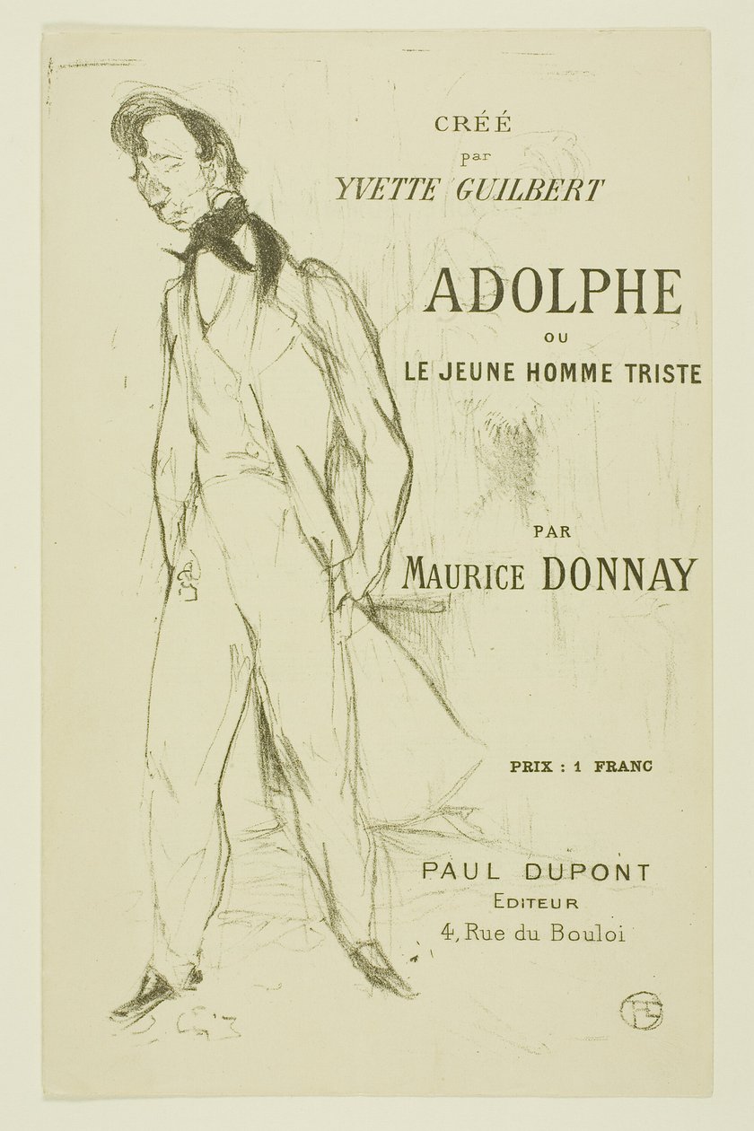 Adolphe – A szomorú fiatalember alkotó: Henri de Toulouse Lautrec