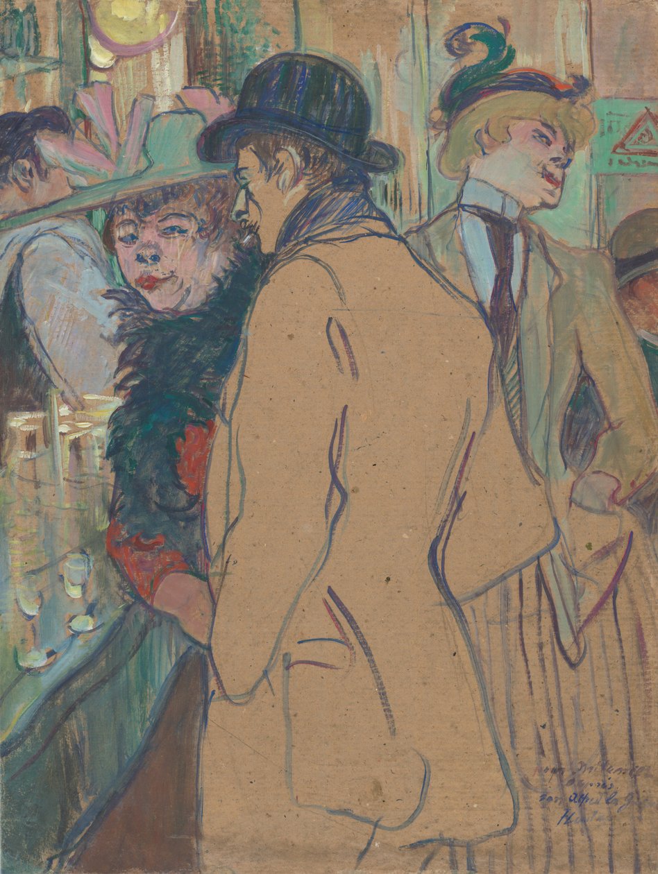 Alfred la Guigne, 1894. alkotó: Henri de Toulouse Lautrec