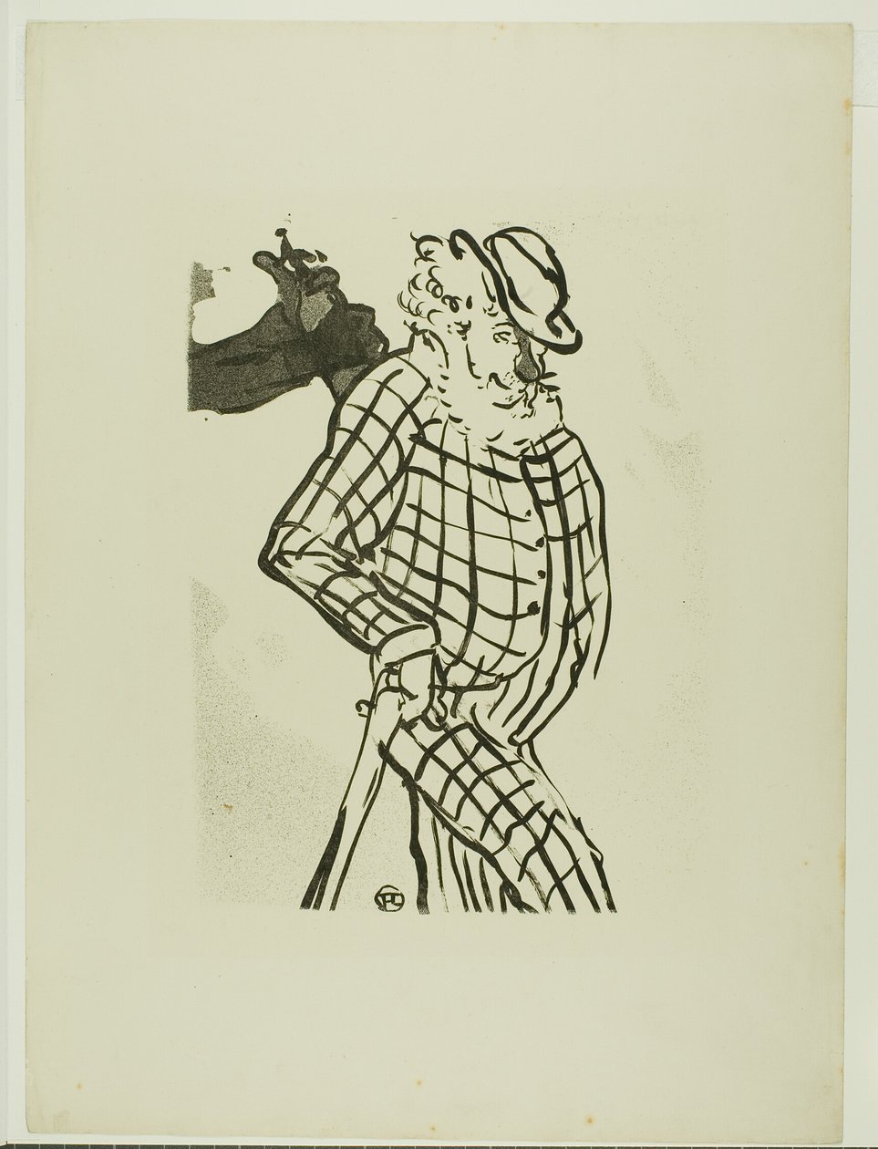 Amerikai énekesnő, a Le Café-Concertből alkotó: Henri de Toulouse Lautrec