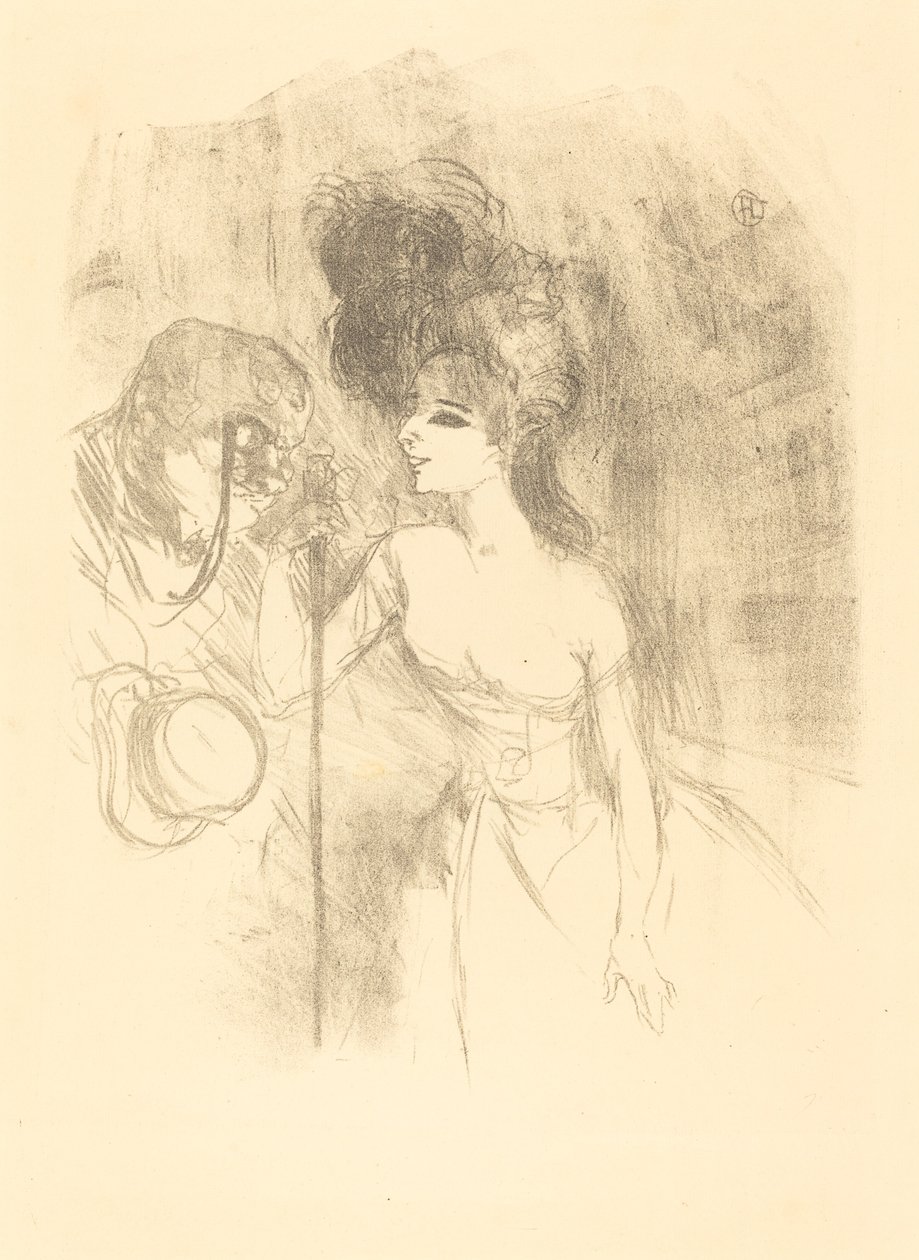 Anna Held és Baldy (Anna Held et Baldy) alkotó: Henri de Toulouse Lautrec