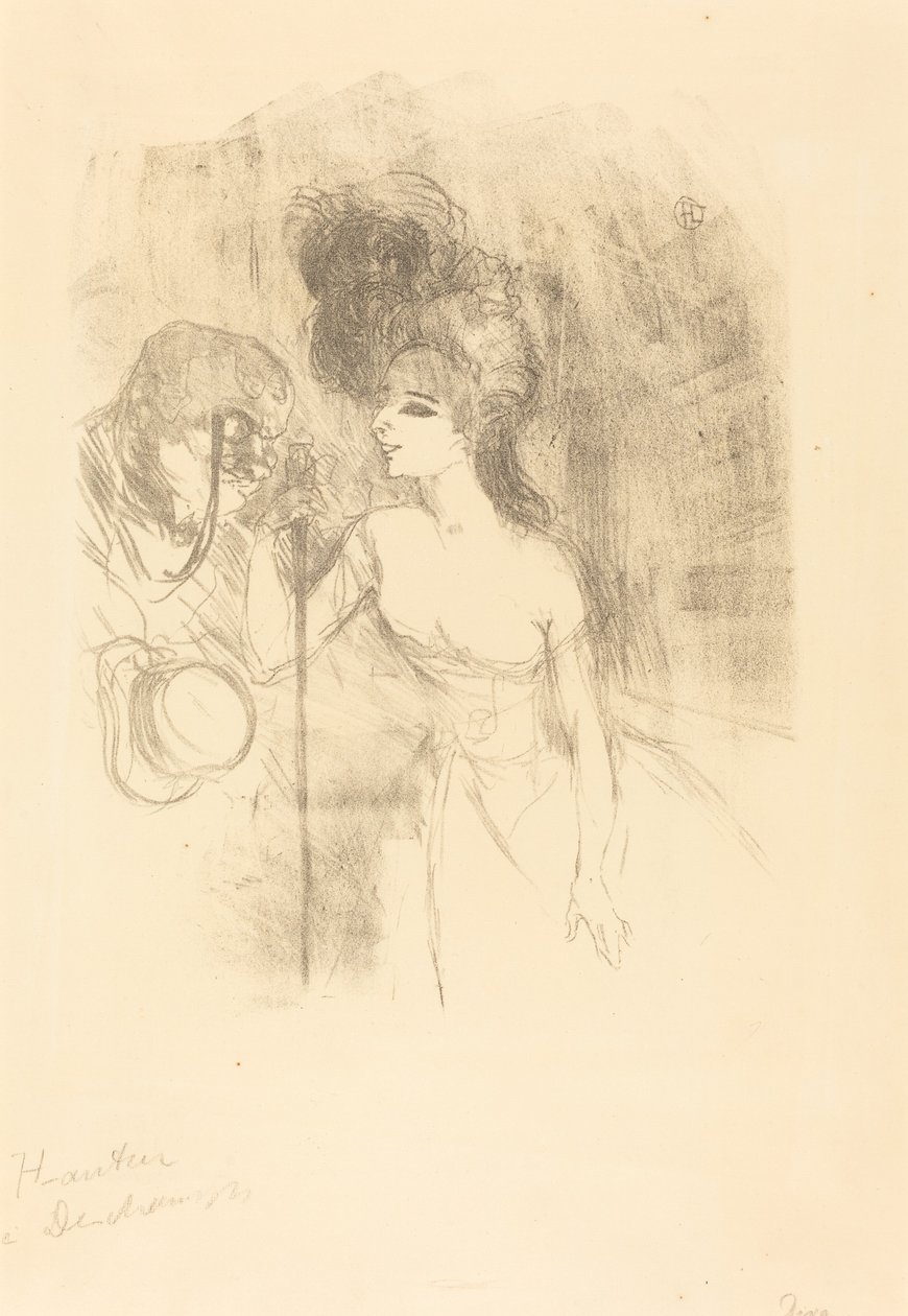 Anna Held és Baldy (Anna Held et Baldy) alkotó: Henri de Toulouse Lautrec