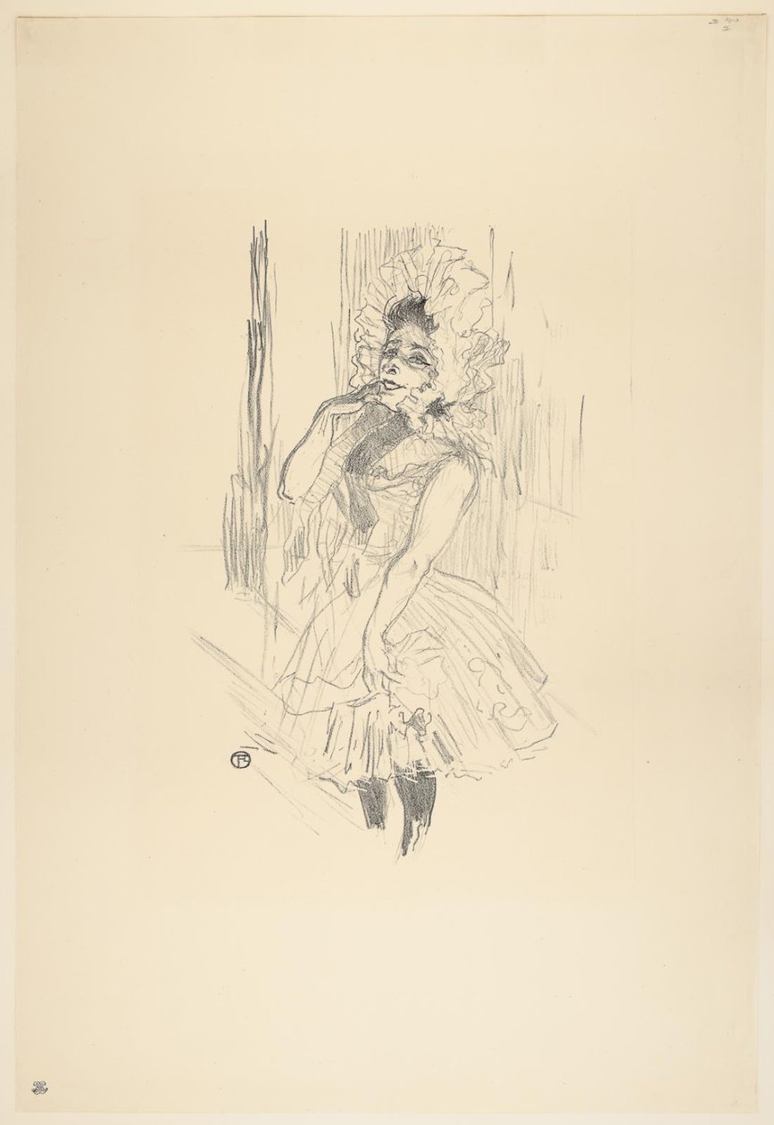 Anna Held, a Minden hölgyek a színházban című filmben alkotó: Henri de Toulouse Lautrec
