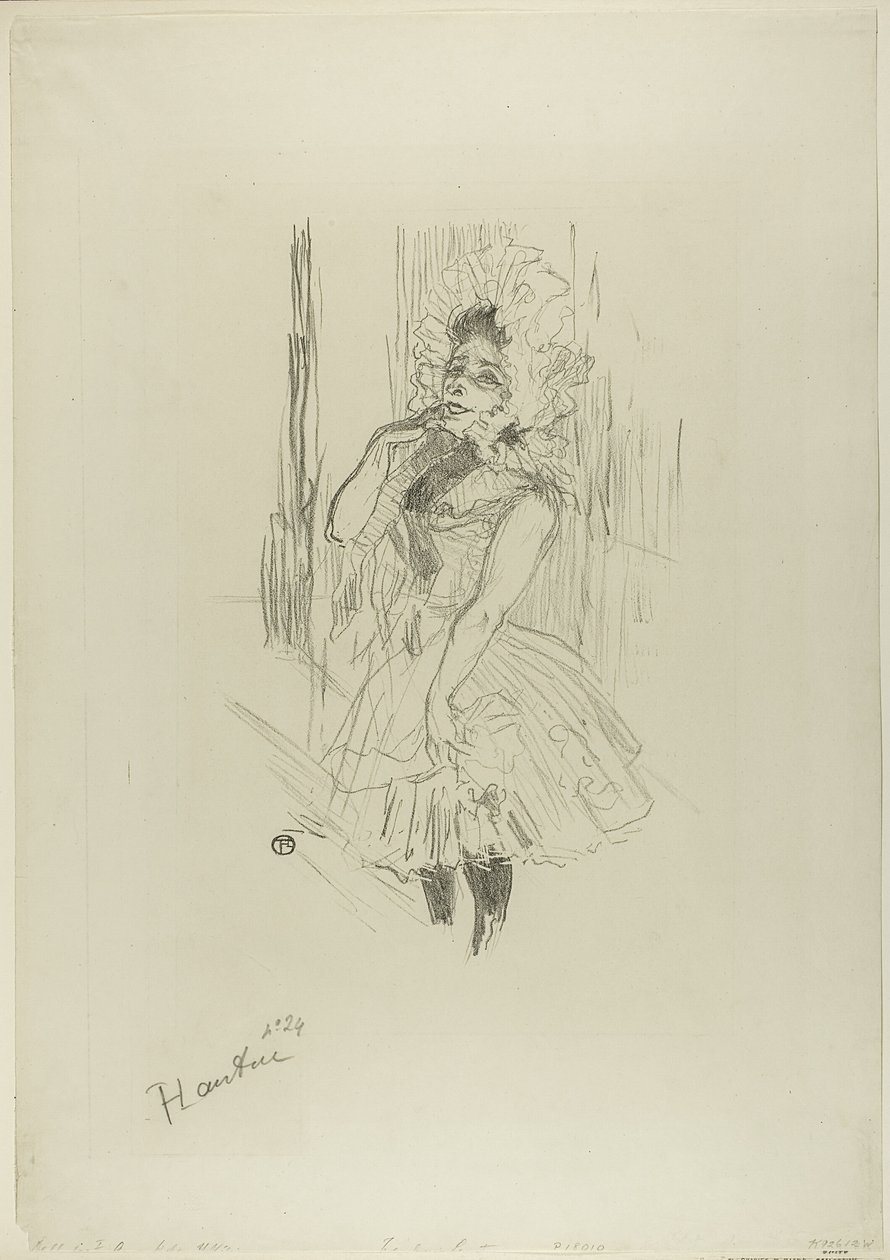 Anna Held, a Minden hölgyek a színházban című filmben alkotó: Henri de Toulouse Lautrec