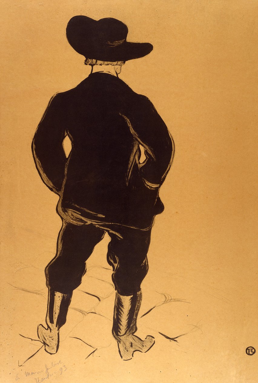 Aristide Bruant a Mirlitonban alkotó: Henri de Toulouse Lautrec