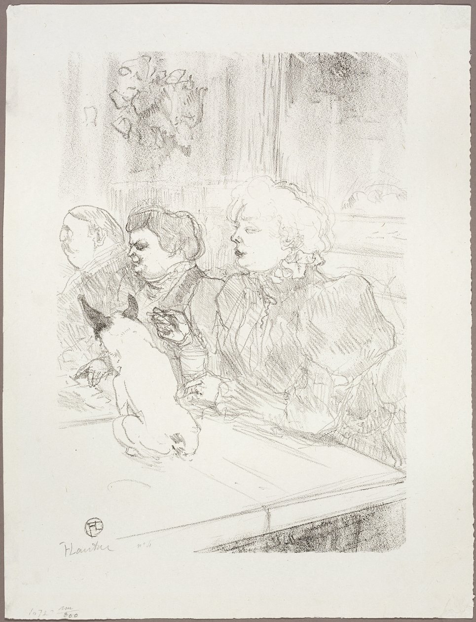A La Sourisban, Madame Palmyre alkotó: Henri de Toulouse Lautrec