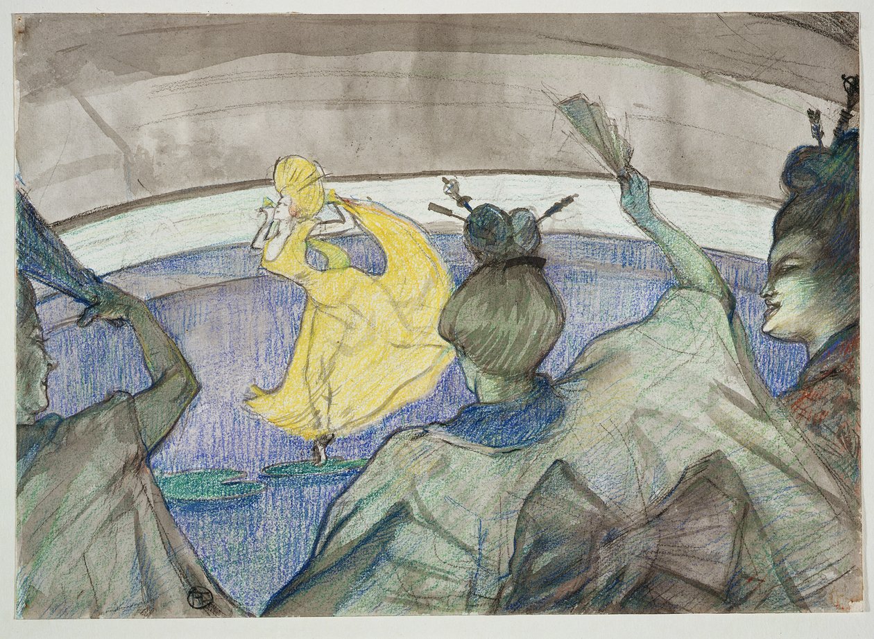 A Cirkuszban, 1899 (kréta, pasztell és wc szőtt papíron) alkotó: Henri de Toulouse Lautrec