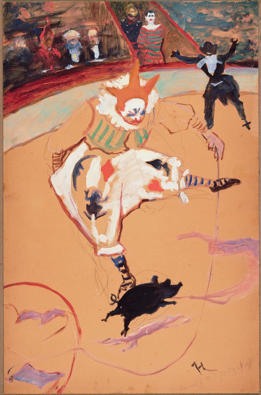 A Circus Fernandóban: Medrano malaccal alkotó: Henri de Toulouse Lautrec