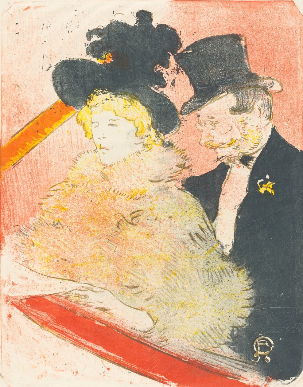 A Concert Au koncerten, 1898. alkotó: Henri de Toulouse Lautrec