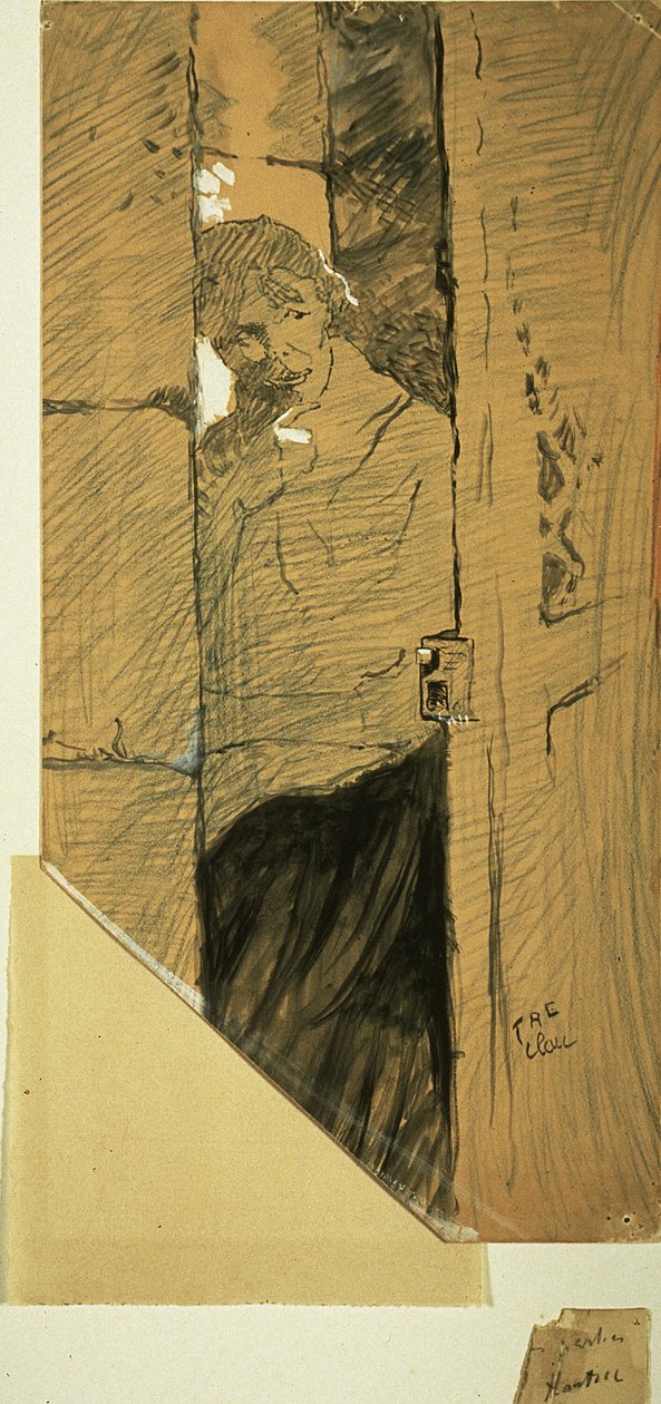 Az ajtóban alkotó: Henri de Toulouse Lautrec