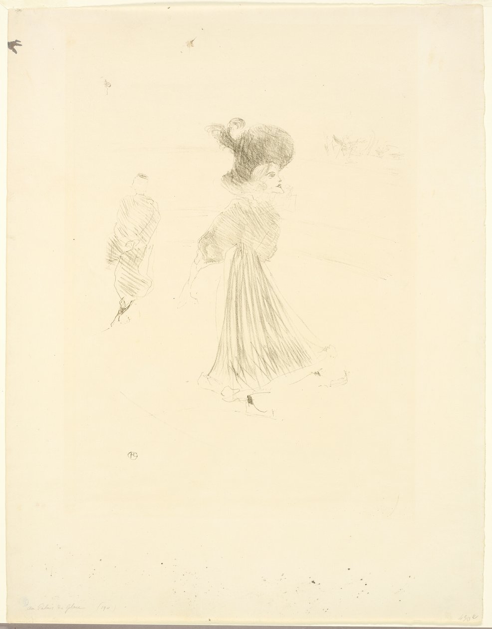 A Jégpalotában alkotó: Henri de Toulouse Lautrec